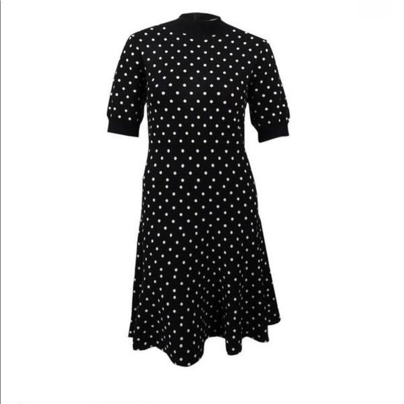 Rachel Roy Polka Dot Flare Dress - Picture 2 of 15